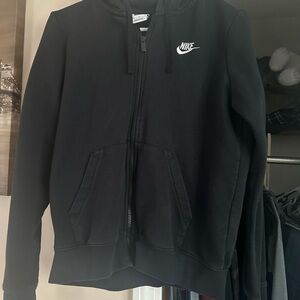 Nike Black Boxy Long Sleeve Hoodie